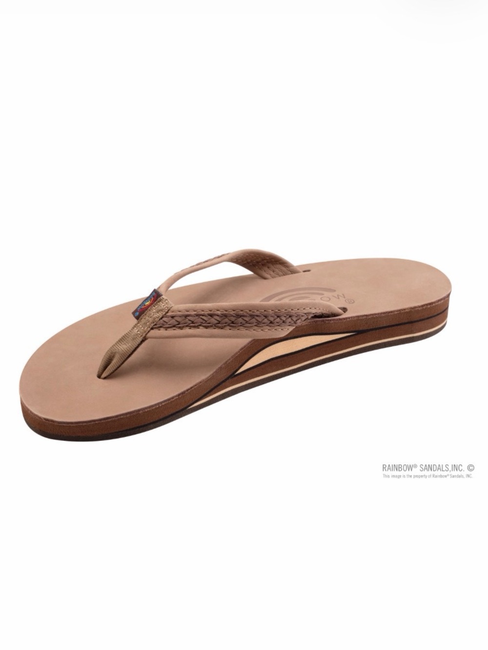 Rainbow The Willow Leather Sandals Dark Brown Women M 6.5-7.5 NWT